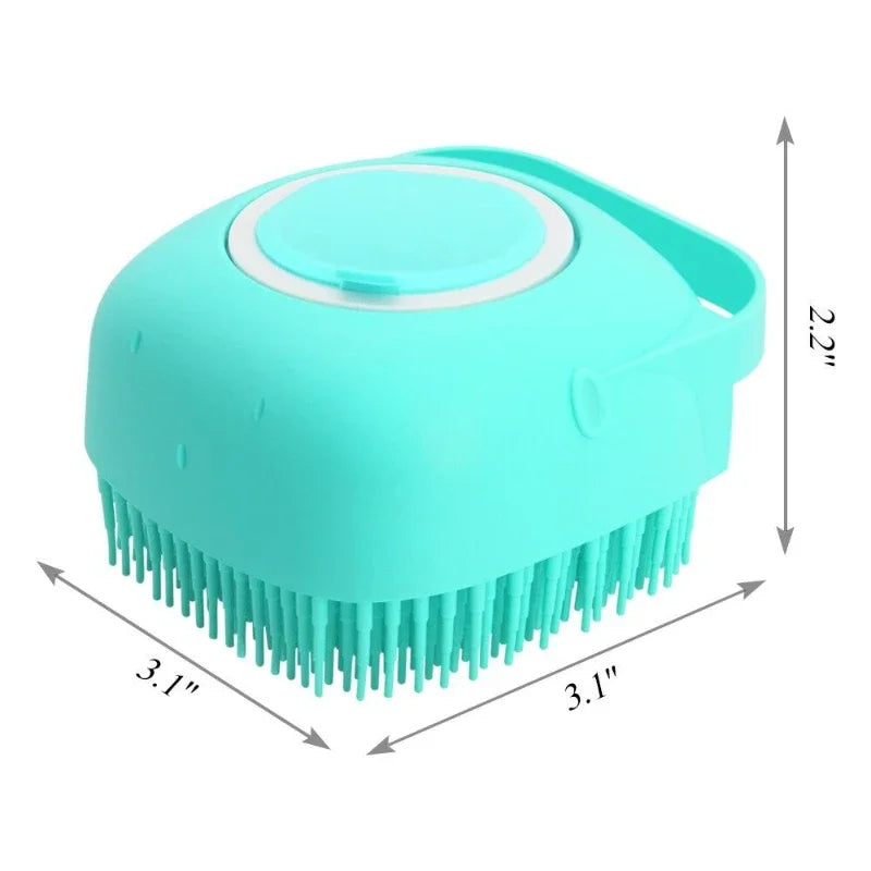 SchnuffelSpa – 2-in-1 Badebürste für Hunde & Katzen