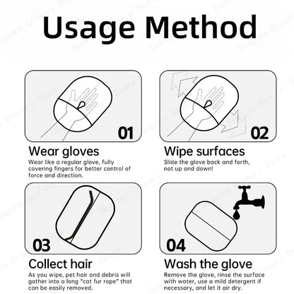 FurEase Handschuhe - Handschuhe zur Haarentfernung